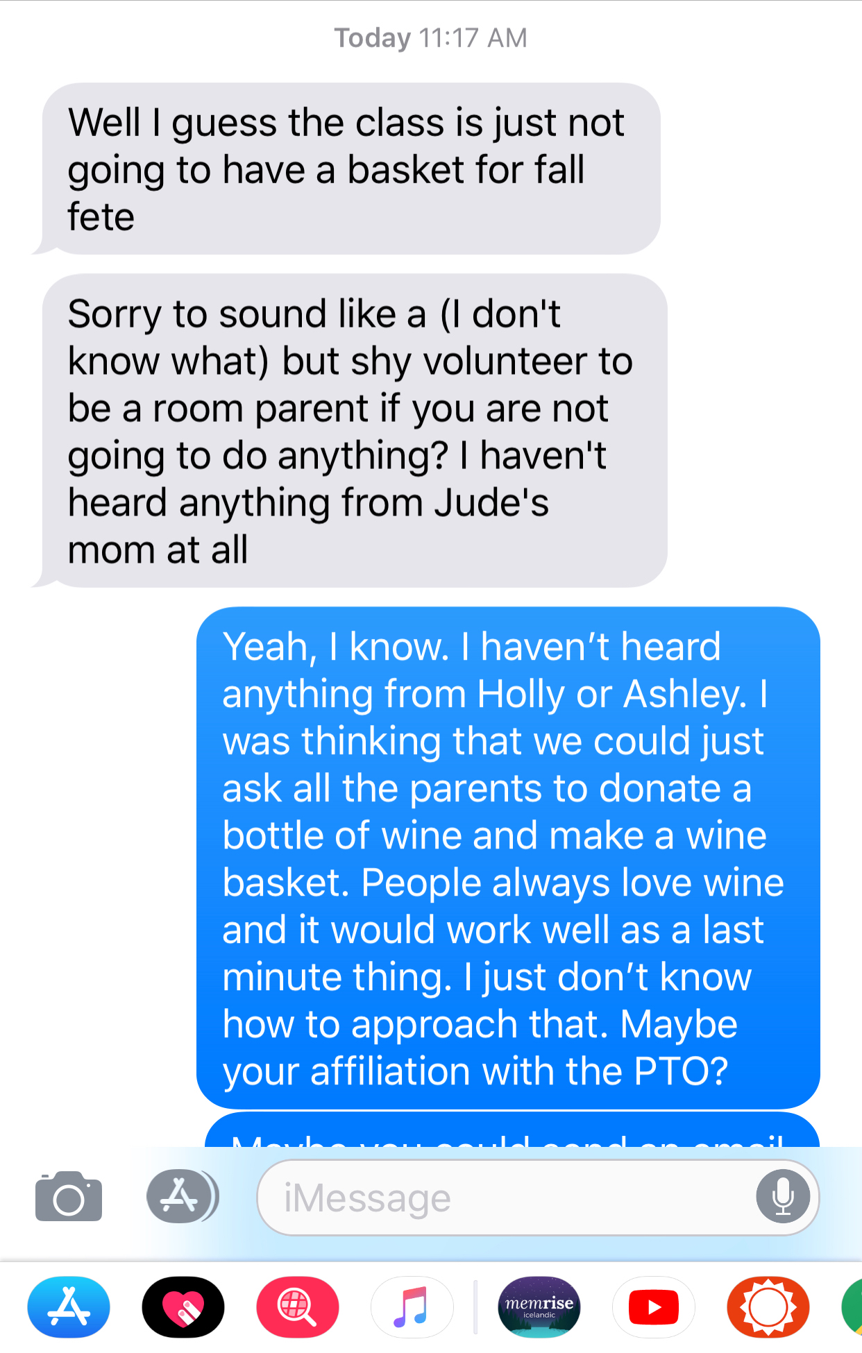 Room Parent Texting